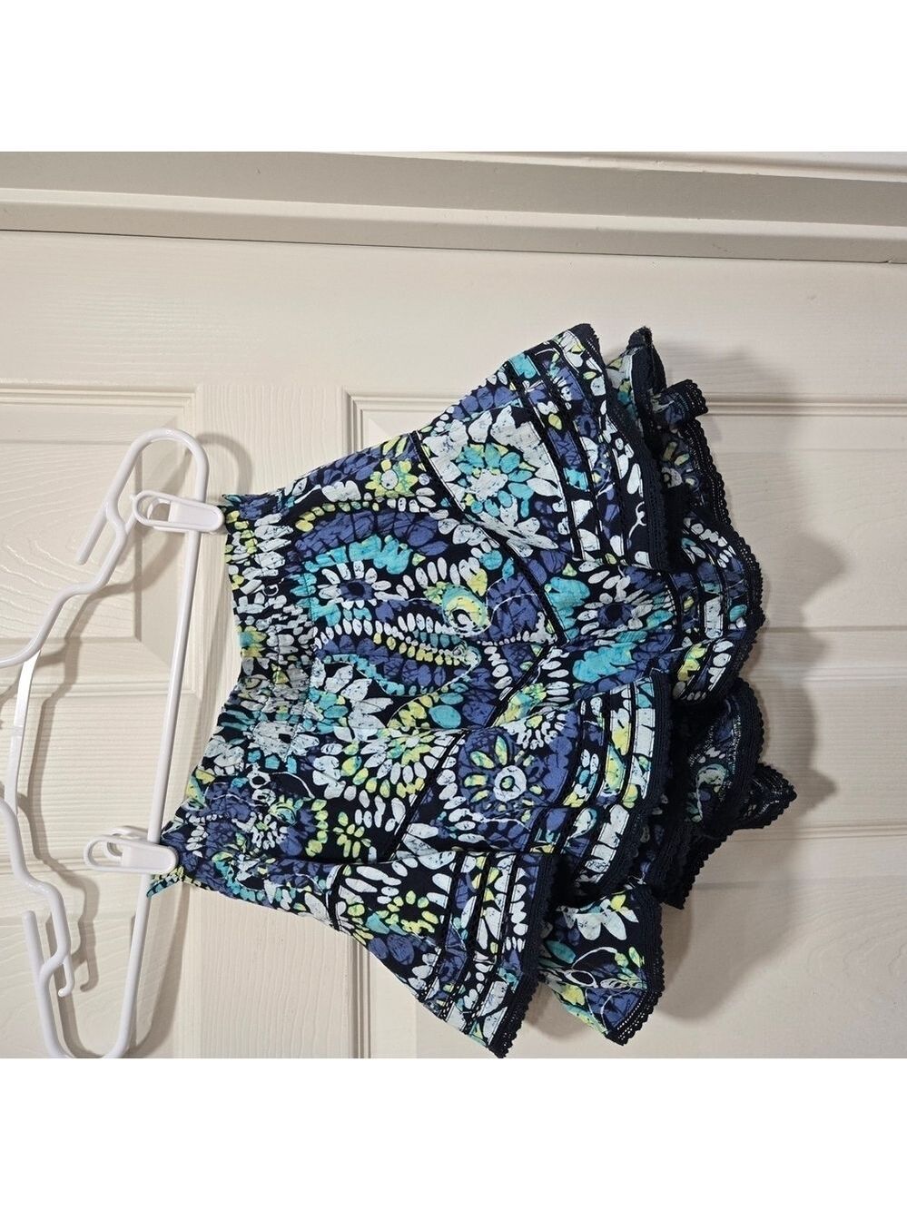 Aerie Floral Skort XS Blue Green Ruffle Mini Skirt Shorts NWT - Picture 6 of 13